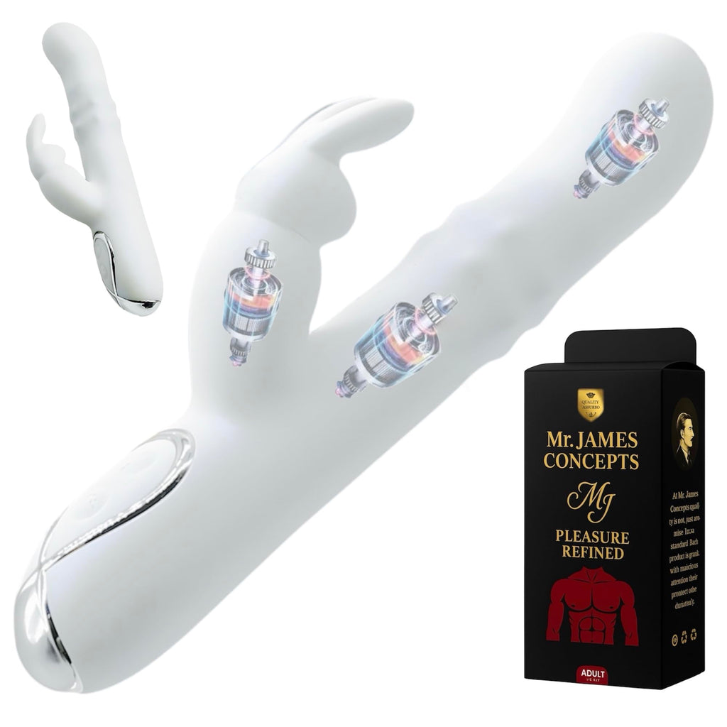Mr James Concepts Pearl Élite Collection – Premium Silicone Personal Massagers, USB Rechargeable Waterproof Luxury Intimate Massager Series
