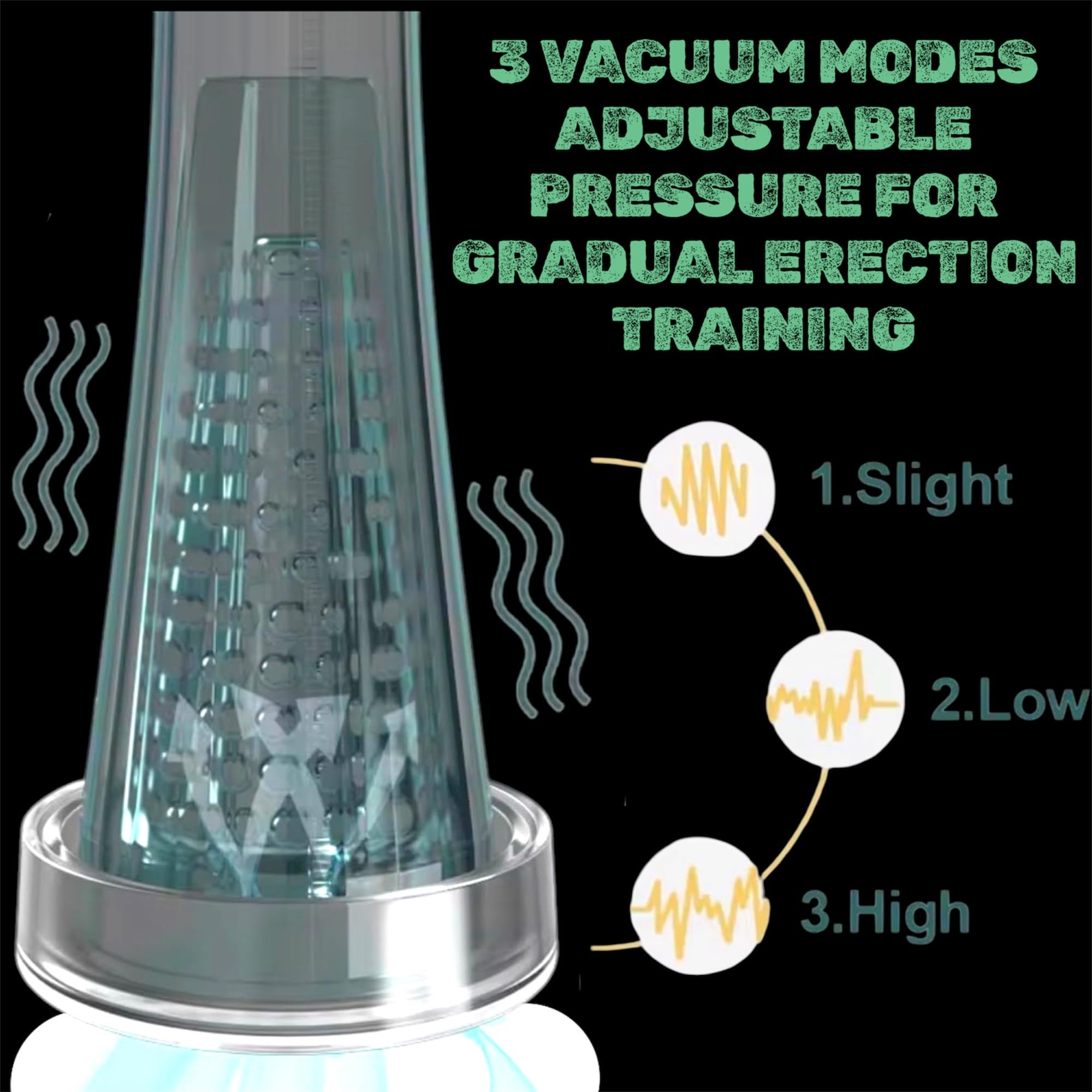Mr. James Concepts — Refined Pleasure | Electric 2-in-1 Penis Pump & Vibrating Masturbator, 3 Suction Modes, TPE Sleeve, Magnetic Recharge,Daily-Use, Male Trainer & Vacuum Penis Enlargement Device