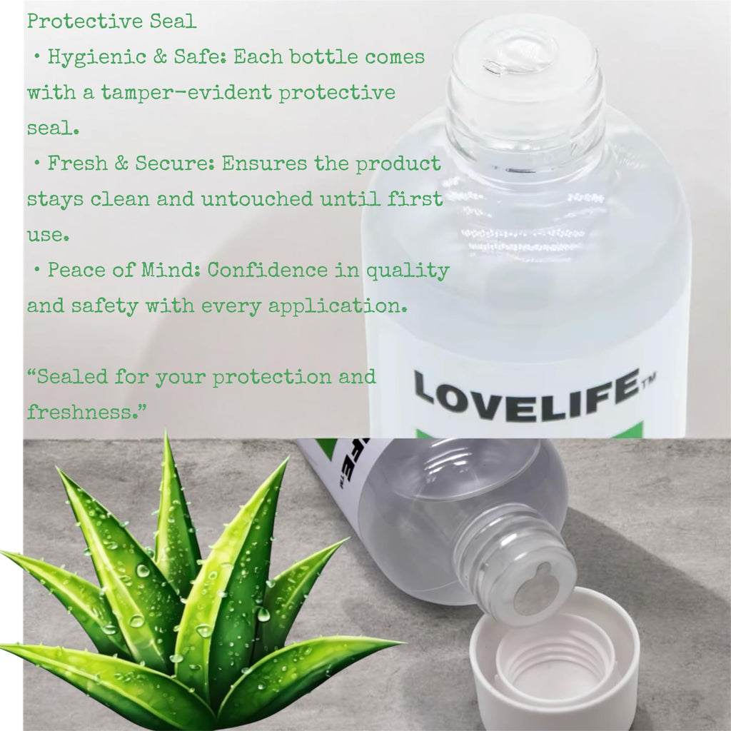 Aloe Vera Intimate lotion 240ml – Water Based Personal lotion for Sensitive Skin, Long Lasting Smooth Glide, Paraben Free, Condom Safe