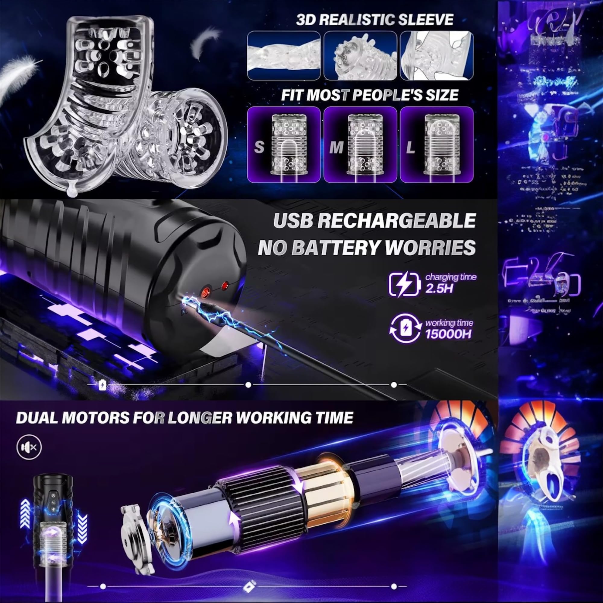 Mr. James™ Buck Knight – 6-in-1 App-Controlled Thrusting & Rotating Masturbator | Smart Penis Trainer with AI Modes & Turbo Power