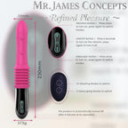 Mr. James Concepts 3-in-1 Telescopic Massager