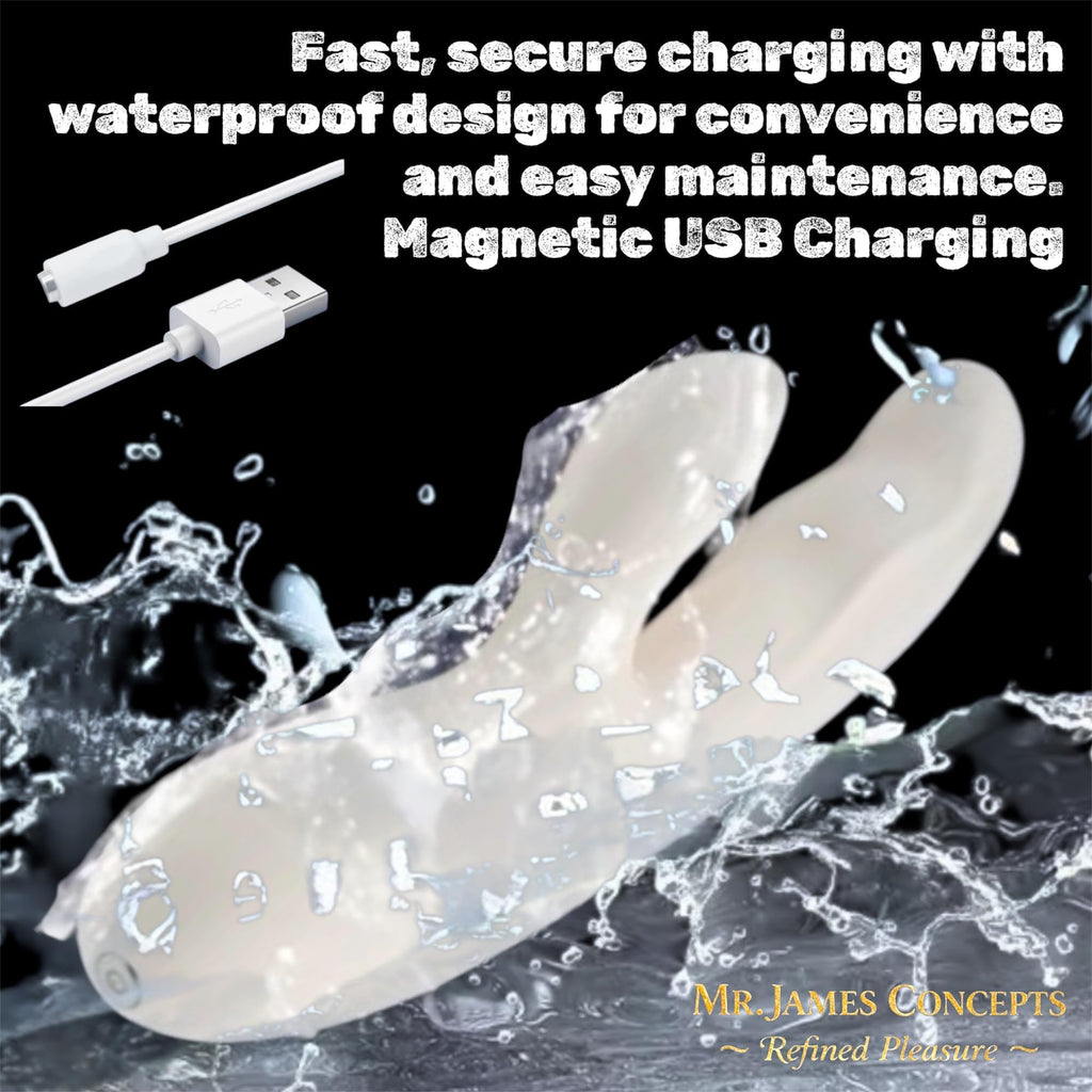 Mr James Concepts Pearl Élite Collection – Premium Silicone Personal Massagers, USB Rechargeable Waterproof Luxury Intimate Massager Series