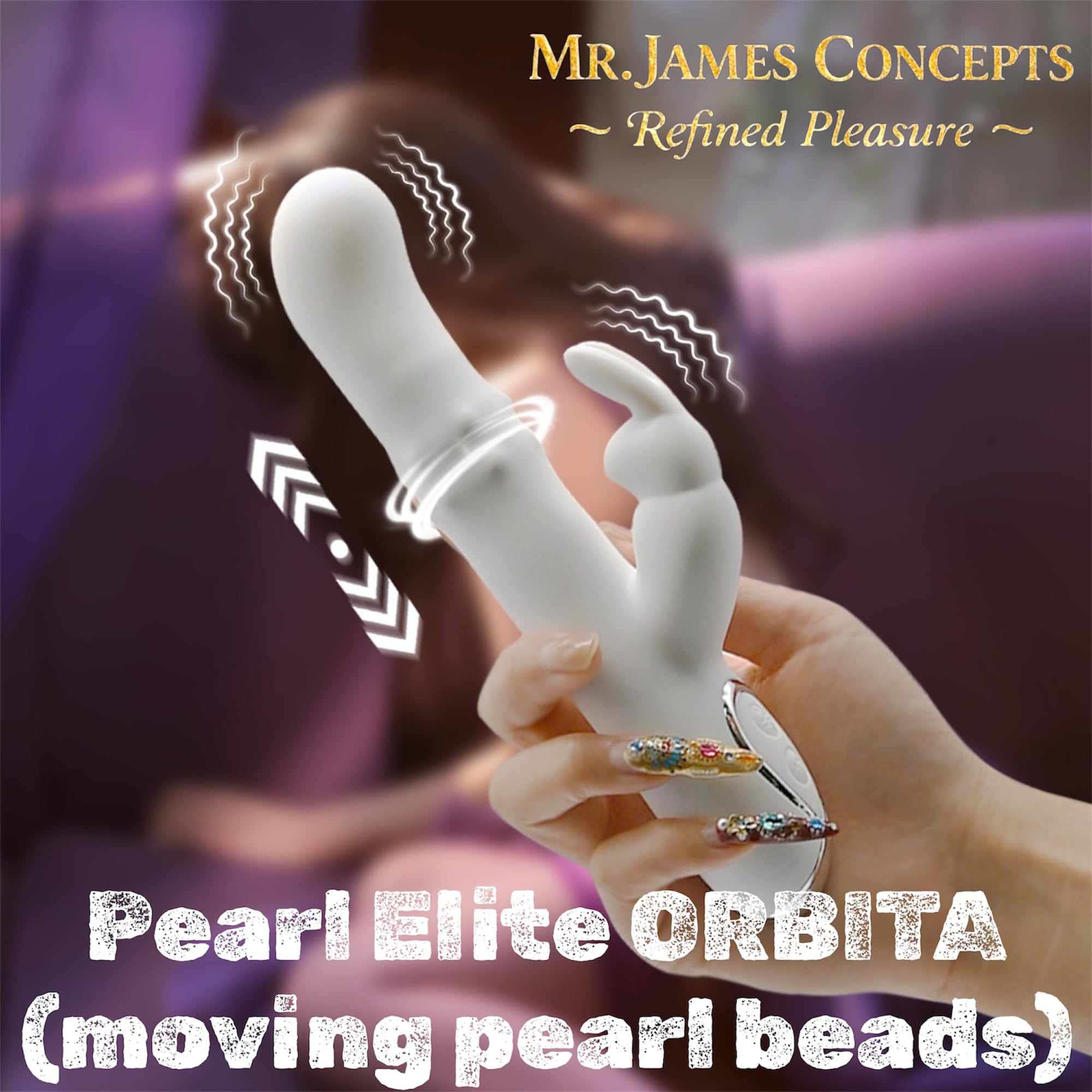 Mr James Concepts Pearl Élite Collection – Premium Silicone Personal Massagers, USB Rechargeable Waterproof Luxury Intimate Massager Series