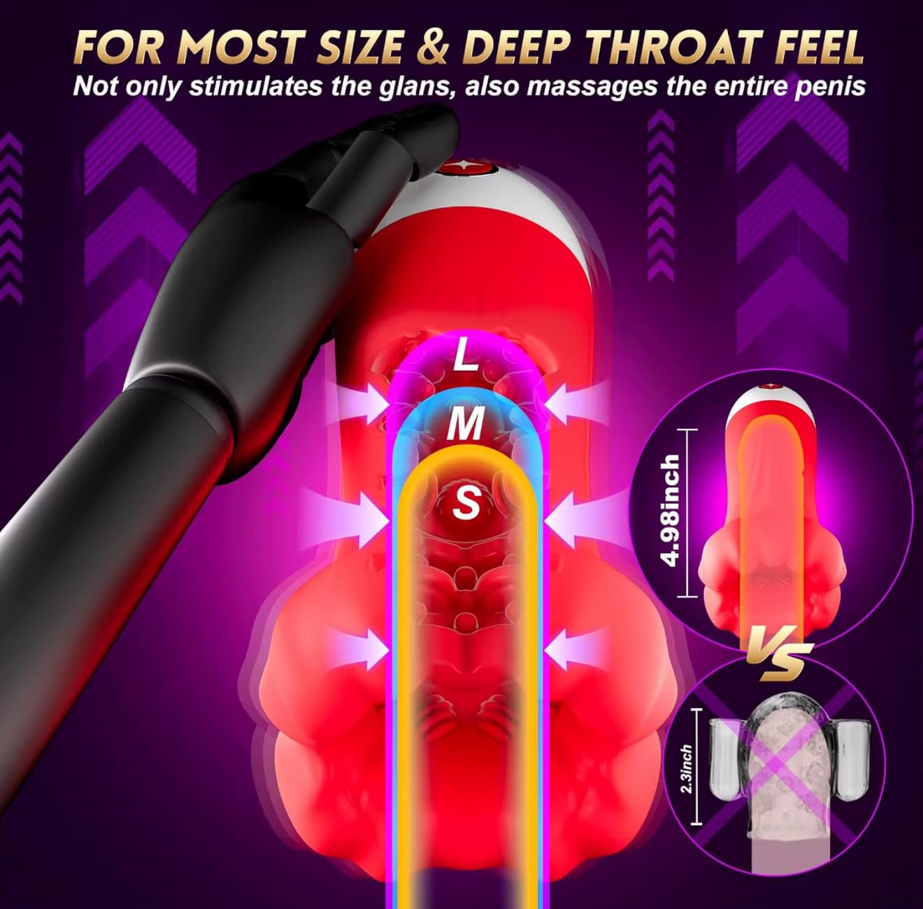 Mr. James™ 4-in-1 Smart Male Trainer – Deep Wrap Massager with App Control, Multi-Mode Vibration & Suction | Pleasure Refined