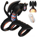 Mr James Locking Ring Men’s Vibration – Wireless Remote Control Adult Toy, Dragon-Shaped Stimulator, 10 Powerful Vibration Modes, Physical Endurance Enhancer for Couples