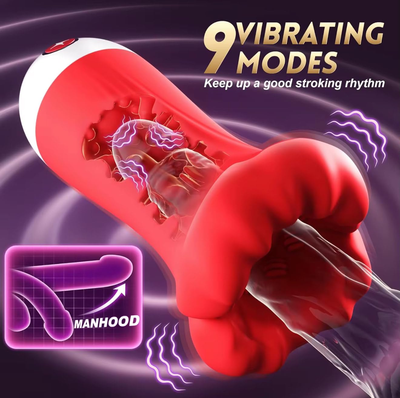 Mr. James™ 4-in-1 Smart Male Trainer – Deep Wrap Massager with App Control, Multi-Mode Vibration & Suction | Pleasure Refined