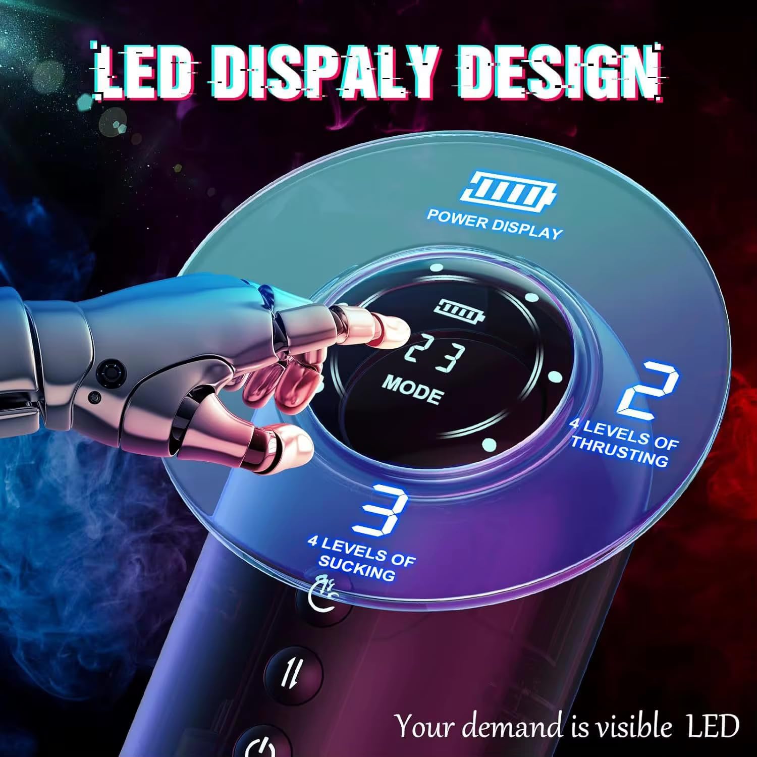 Mr. James™ Electric Masturbation Cup for Men – 10 Vibration & 4 Suction Modes, Thrusting, Moaning, Heating Base – Auto Stroker for Intense Male Pleasure