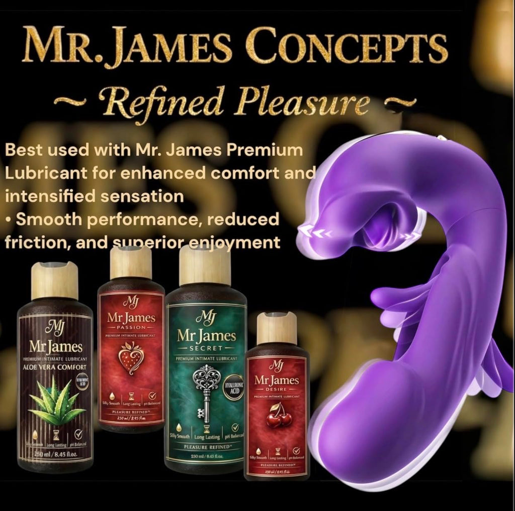 Mr. James™ 3-in-1 G-Spot Vibrator for Women – 7 Flapping, 7 Vibration & 5 Licking Modes – Magnetic USB Rechargeable, Waterproof, Quiet Clitoral & Anal Stimulator