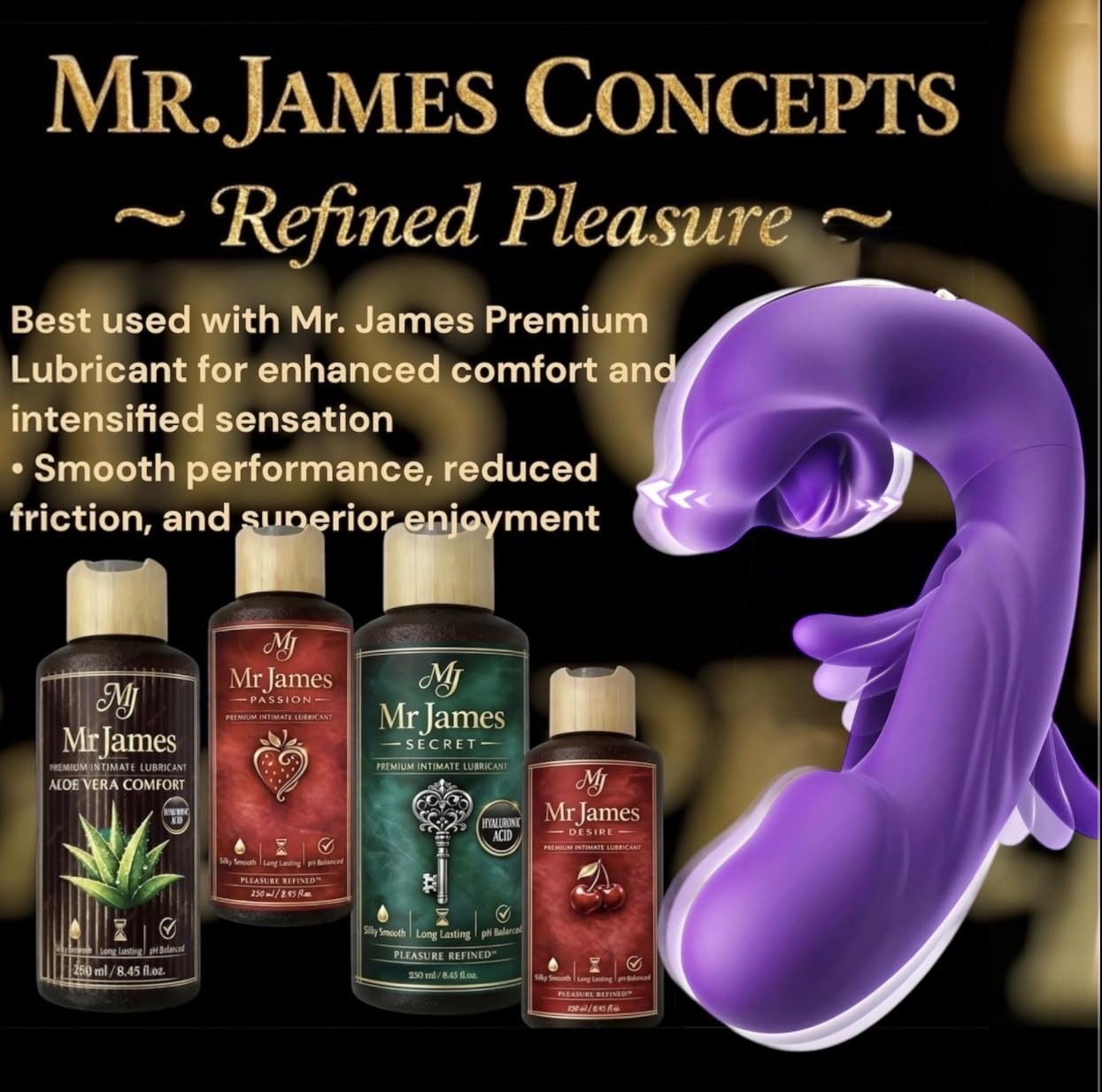 Mr. James™ 3-in-1 G-Spot Vibrator for Women – 7 Flapping, 7 Vibration & 5 Licking Modes – Magnetic USB Rechargeable, Waterproof, Quiet Clitoral & Anal Stimulator