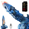 Mr James™ 9.5” 5-in-1 Fantasy Telescopic Monster Dildo – Thrusting, Rotating & Heating Dragon Knot Vibrator for Women and Men | 8 Thrusting, 8 Vibrating Modes | Strong Suction Cup | Remote Control