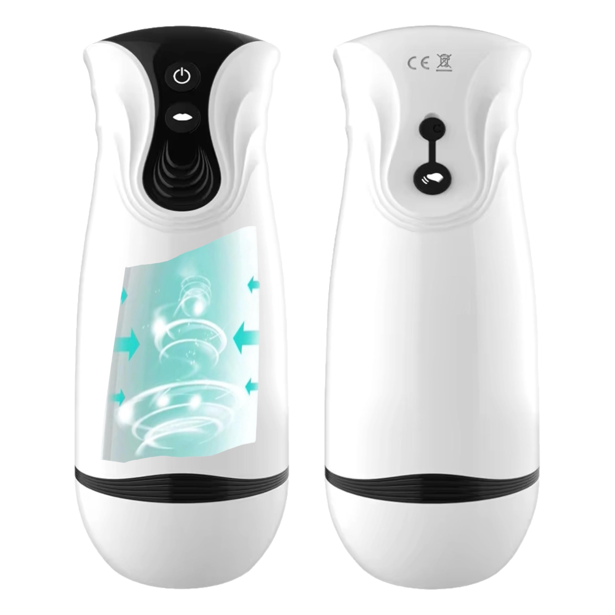 Mr. James™ Automatic Suction Masturbator Cup – 12 Suction & Vibration Modes, Heating, Hands-Free Deep Throat Blowjob Simulator, USB Rechargeable, Skin-Friendly, Glans Training Toy