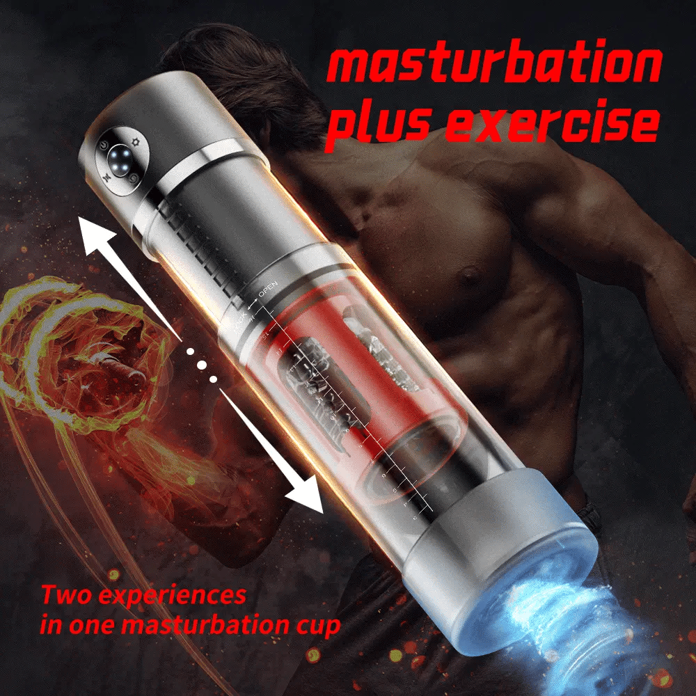 Mr. James Concepts ARS – Automatic Penis Enlargement Pump with 5 Suction & 5 Vibration Modes | Premium Male Masturbator Pocket Pussy Sex Toy, USB Rechargeable, Quiet Design, Silicone + ABS