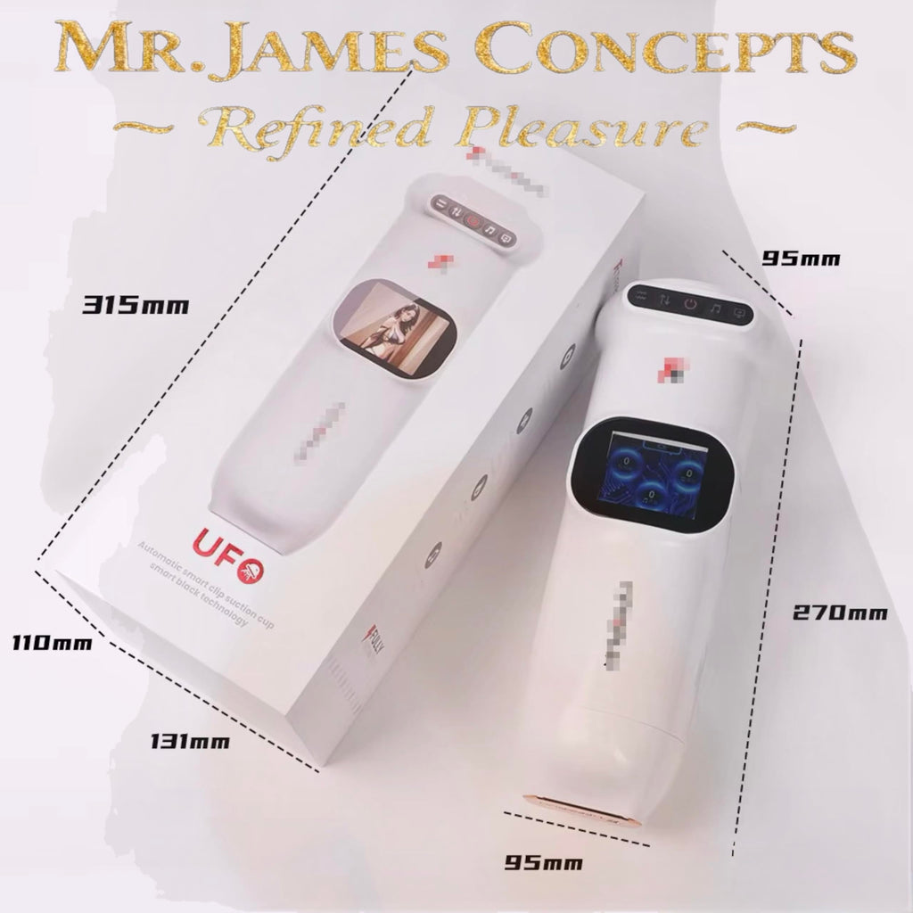 Mr James Concepts™ AURUM AI Pro 2026 – AI App-Controlled Heating & Telescopic Male Stimulation Device with Voice Interaction & LCD Display