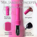Mr. James Concepts 3-in-1 Telescopic Massager