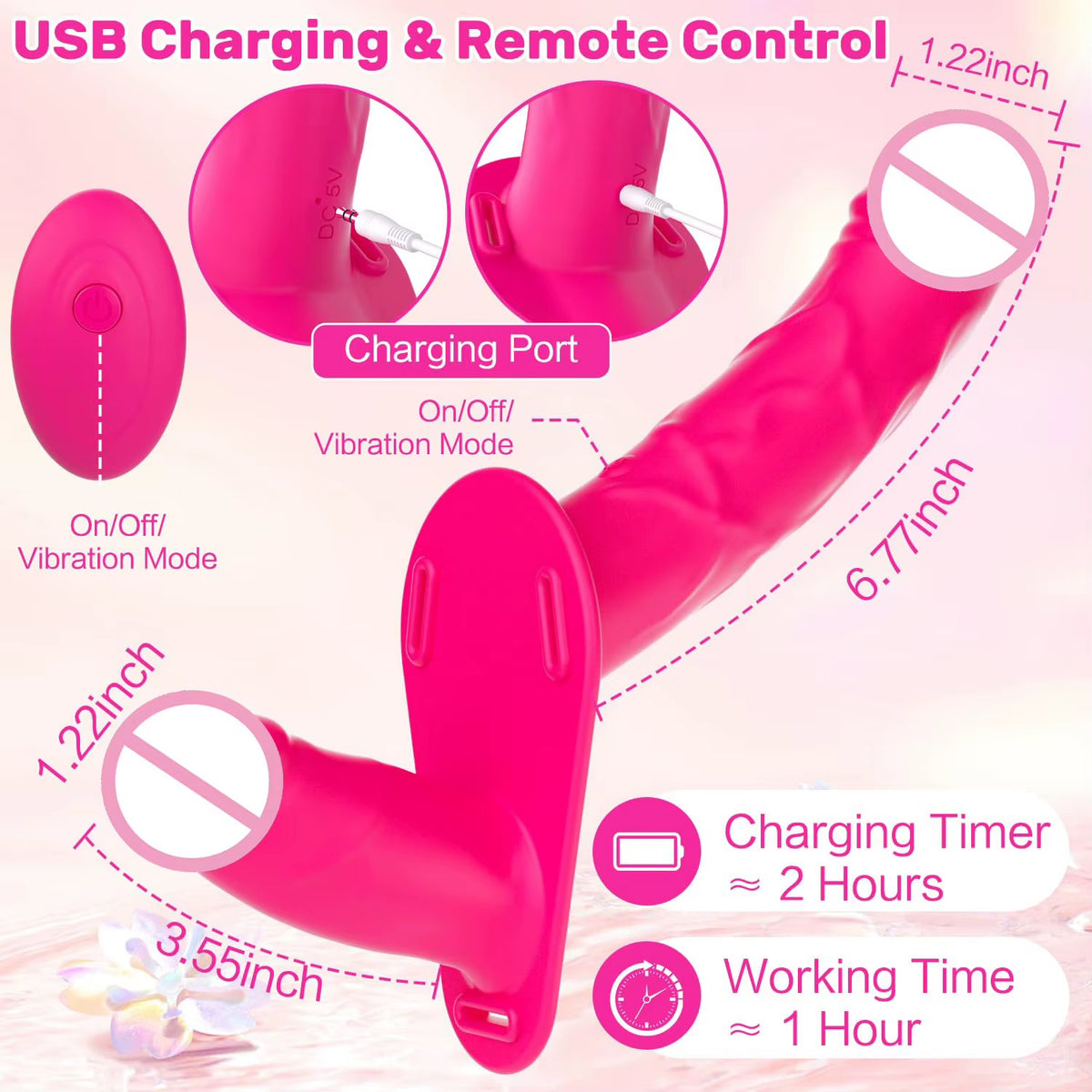 Mr. James Concepts Unisex Remote Control wearable device