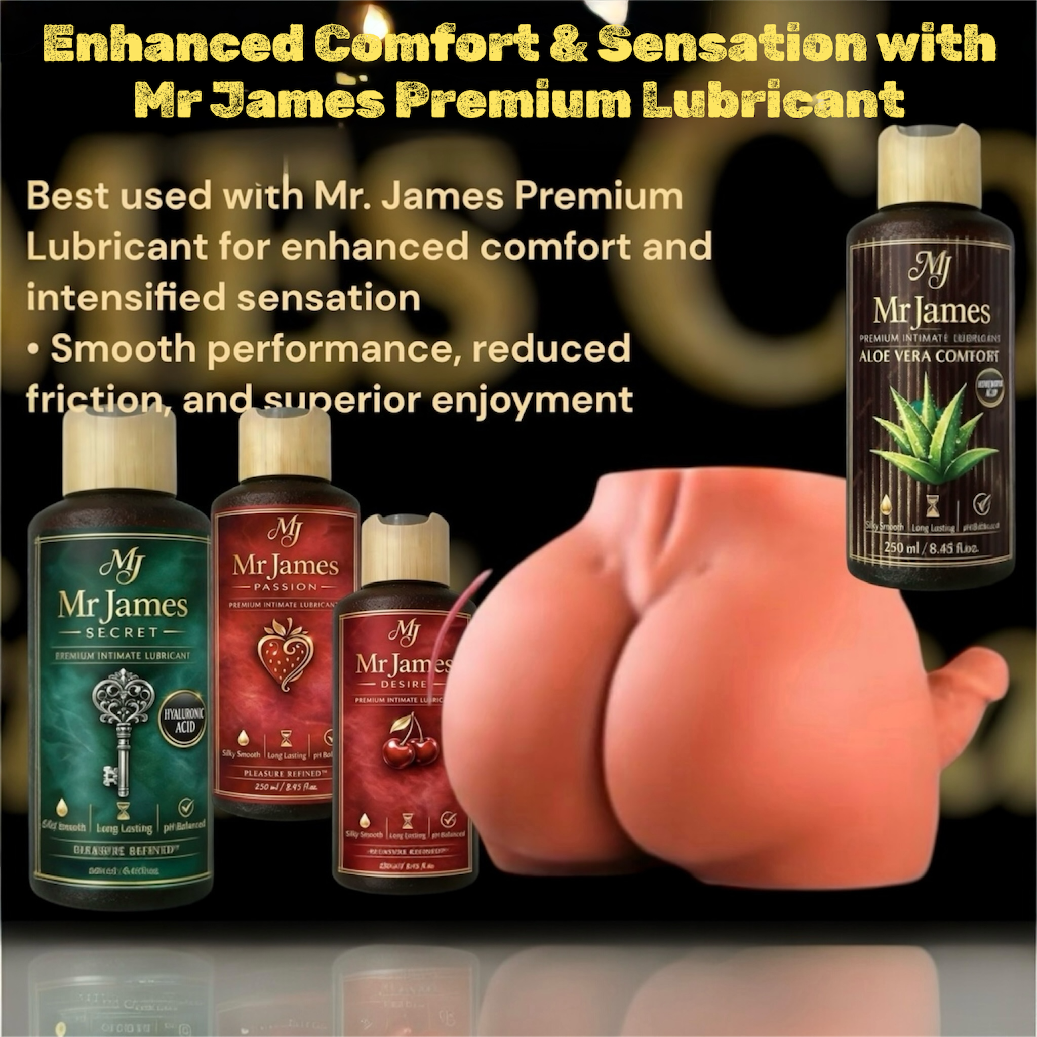 Mr James Concepts Premium Male Torso Masturbator – Heavyweight 4KG Realistic Muscular Body Design with Soft TPE, Waterproof Adult Pleasure Toy