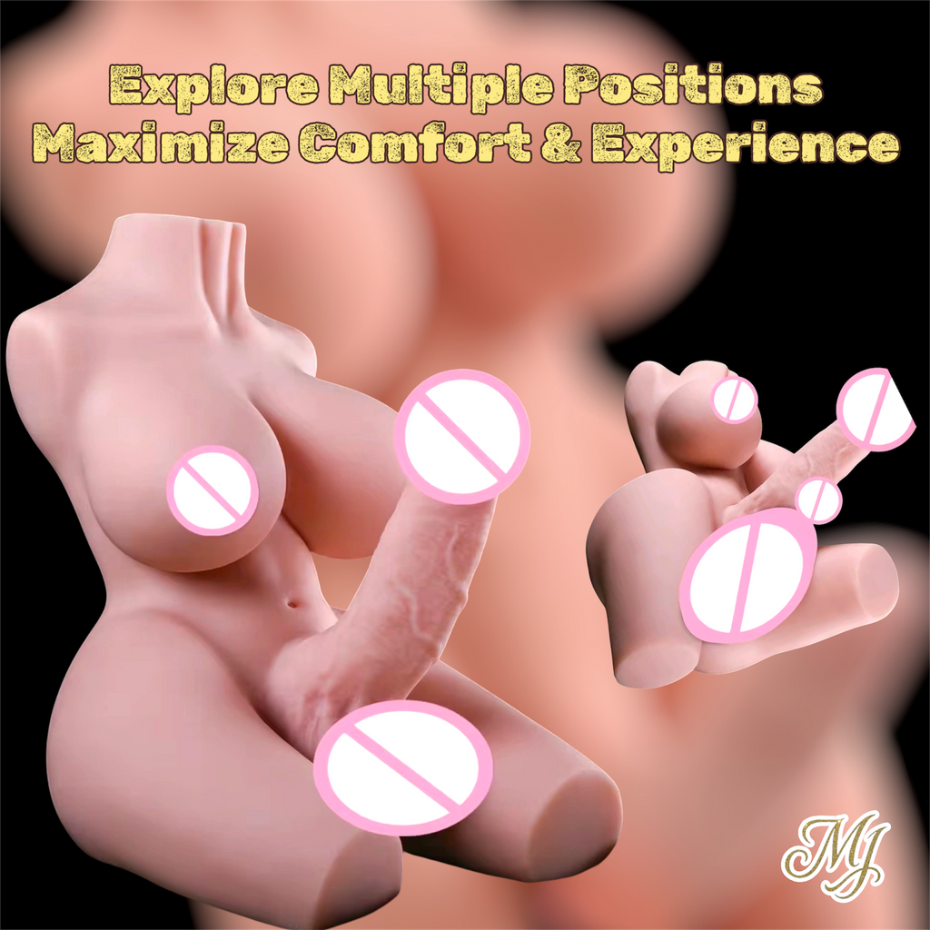 Mr James Concepts Premium Dual Anatomy Torso – 5.5KG Realistic Body Design with Soft TPE, Multi-Entry Experience, Waterproof Adult Toy