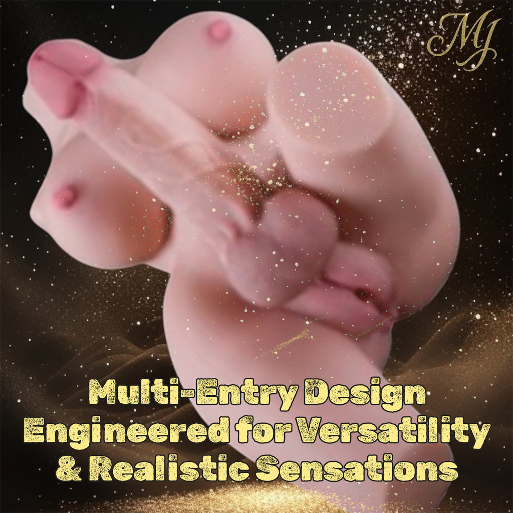 Mr James Concepts Premium Dual Anatomy Torso – 5.5KG Realistic Body Design with Soft TPE, Multi-Entry Experience, Waterproof Adult Toy