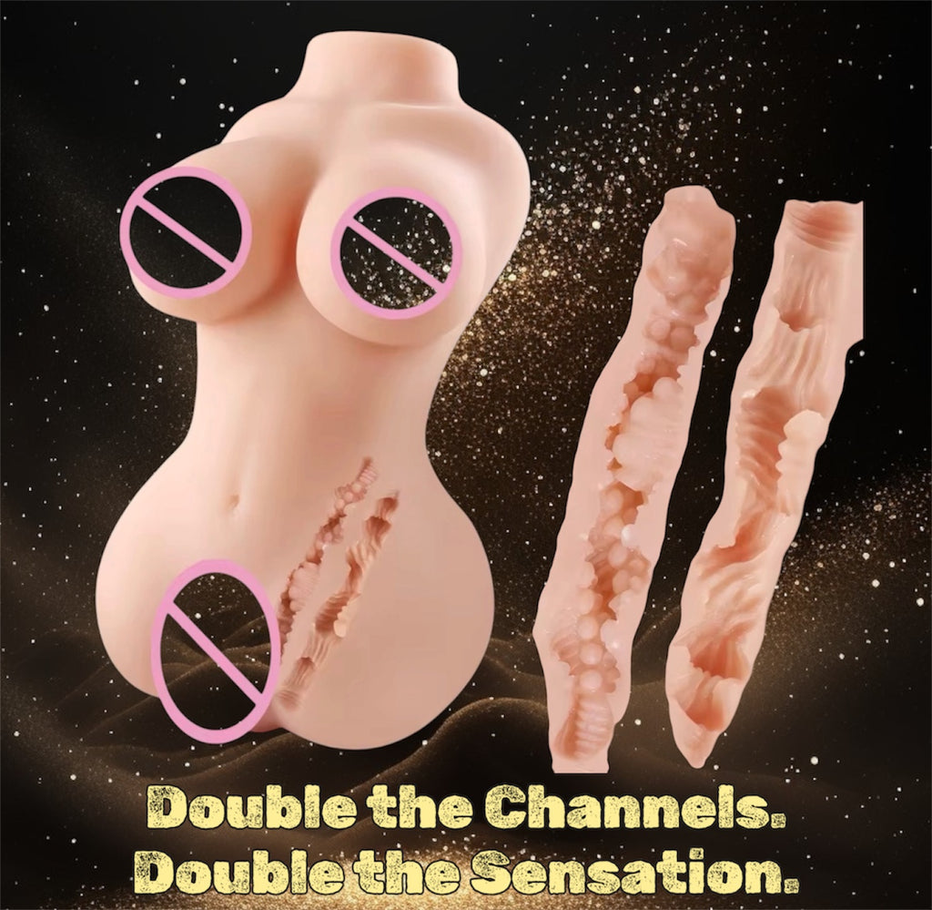 Premium Silicone Pocket Cup – Soft TPE Male Masturbator with Curved Body Design, Realistic Texture, Easy Clean – 550g