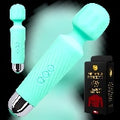Mr James Concepts Refined Pleasure Rechargeable Wand Massager – 20 Patterns & 8 Speeds Personal Massager, Powerful Quiet Vibration, Flexible Head, Medical Grade Silicone, Waterproof IPX7 Body Massager