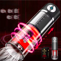 Mr. James Concepts ARS – Automatic Penis Enlargement Pump with 5 Suction & 5 Vibration Modes | Premium Male Masturbator Pocket Pussy Sex Toy, USB Rechargeable, Quiet Design, Silicone + ABS