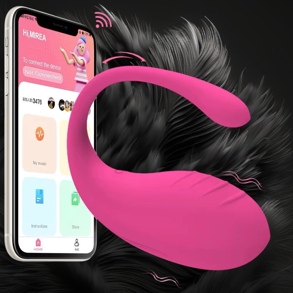 Mr. James Concepts Luxury App-Controlled Clitoral Vibrator for Couples, Wearable Bluetooth Egg, Quiet Discreet Panty Vibrator, Waterproof, USB Rechargeable, iOS & Android