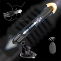 Mr. James™ Refined Pleasure 3-in-1 Telescopic Massager – 10 Vibration Modes | 3 Thrusting Speeds | Rotating Steel Ball | Waterproof | Rechargeable | Soft Silicone