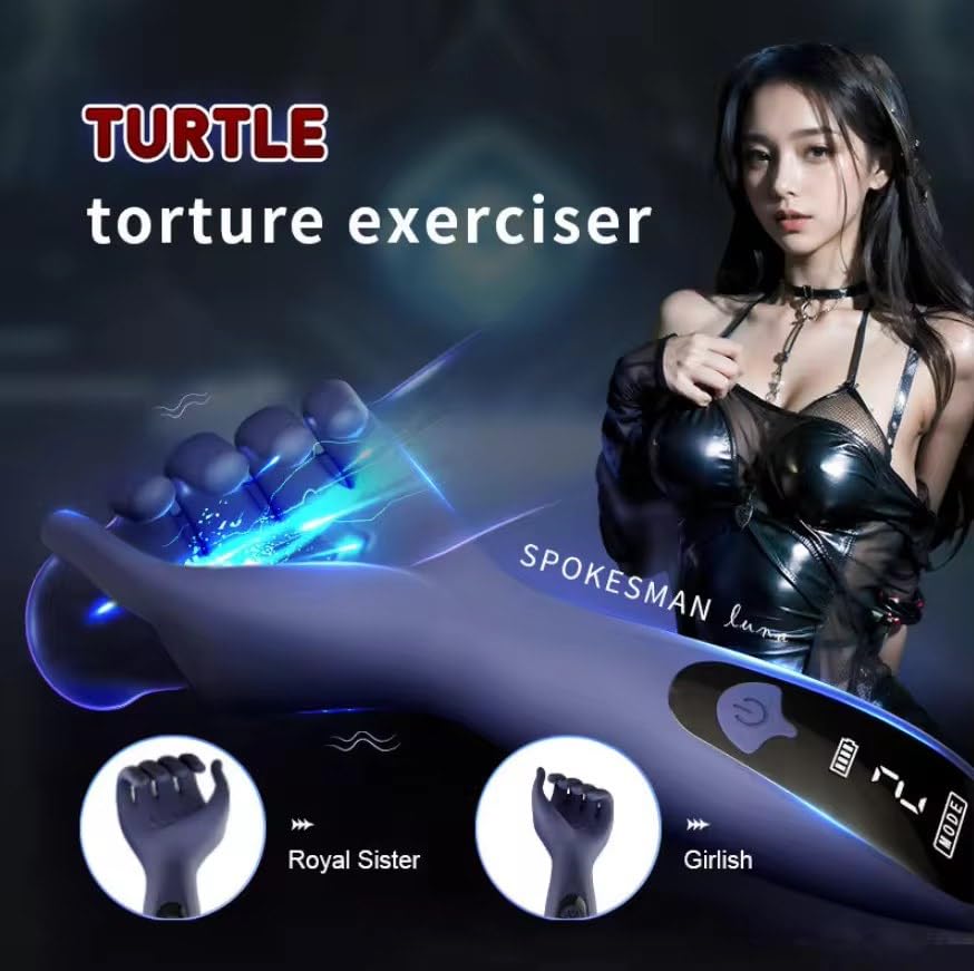 Mr. James – LCD Display Finger-Like Male Vibrator | Left & Right Hand Edition 9 Powerful Vibration Modes | Waterproof & USB Rechargeable | Unisex Pleasure Trainer