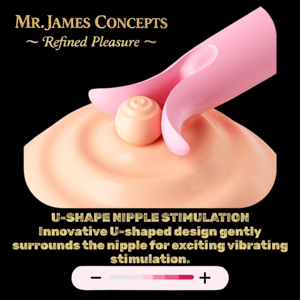 Mr James Concepts Refined Pleasure Mini Vibrator Set for Women – 10 Speed USB Rechargeable Clitoral & Nipple Massager Duo, Waterproof Silicone Bullet Vibrator Kit