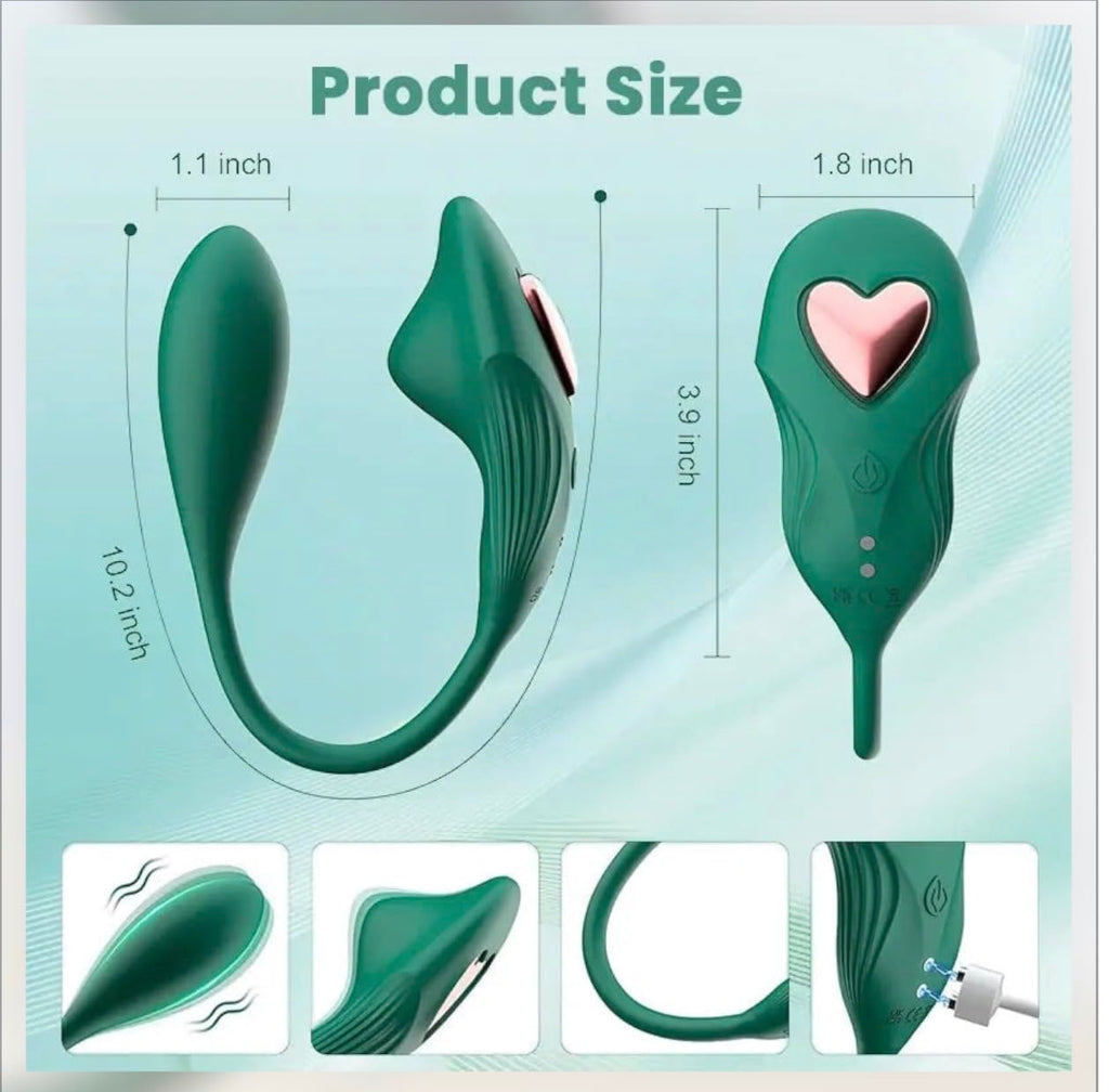 Mr. James™ Wearable Panty Vibrator – App Controlled Dual Stimulator, Clit + G-Spot/Anal, Magnetic Fit, Rechargeable, Waterproof, Couples Remote Sex Toy – Pleasure Refined