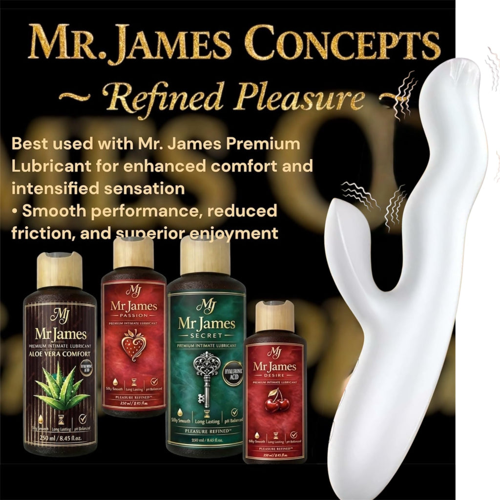Mr James Concepts Pearl Élite Collection – Premium Silicone Personal Massagers, USB Rechargeable Waterproof Luxury Intimate Massager Series