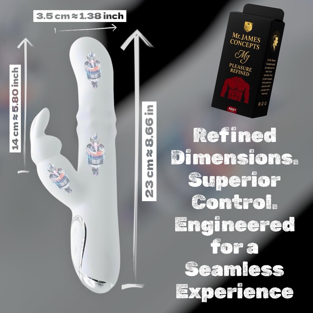 Mr James Concepts Pearl Élite Collection – Premium Silicone Personal Massagers, USB Rechargeable Waterproof Luxury Intimate Massager Series