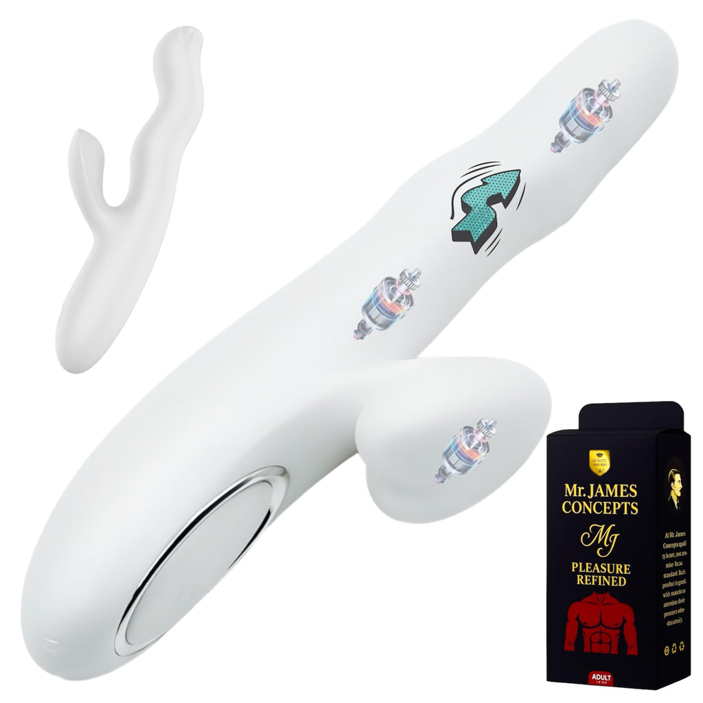 Mr James Concepts Pearl Élite Collection – Premium Silicone Personal Massagers, USB Rechargeable Waterproof Luxury Intimate Massager Series