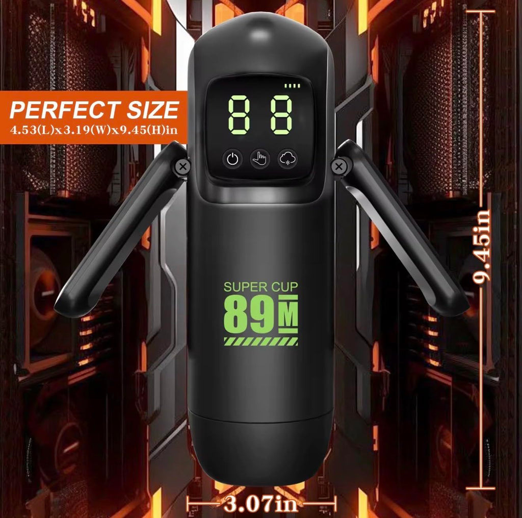 Mr. James Concepts 2026 Premium Rotating & Sucking Male Masturbator – Automatic Stroker Cup, 7 Suction & 7 Vibration Modes, Powerful Brushless Motor, USB-C Rechargeable, Ultra Quiet