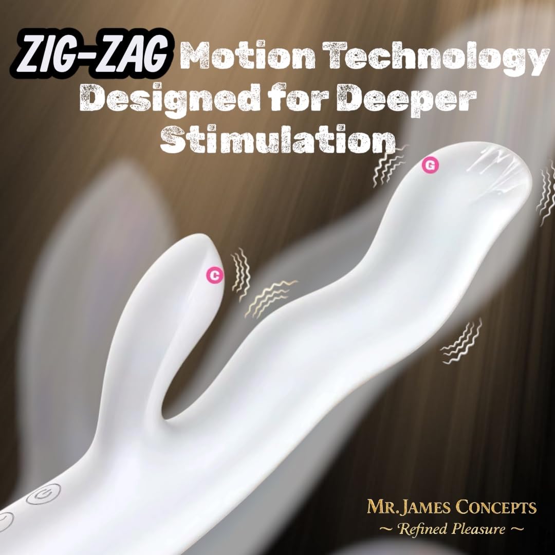 Mr James Concepts Pearl Élite Collection – Premium Silicone Personal Massagers, USB Rechargeable Waterproof Luxury Intimate Massager Series