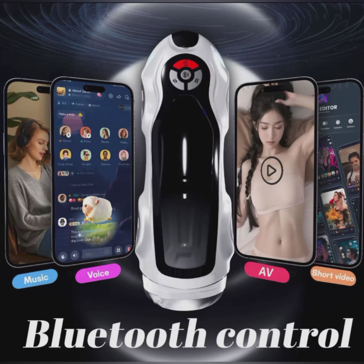 Mr. James Concepts AURORA V12 HyperDrive Smart Male massager