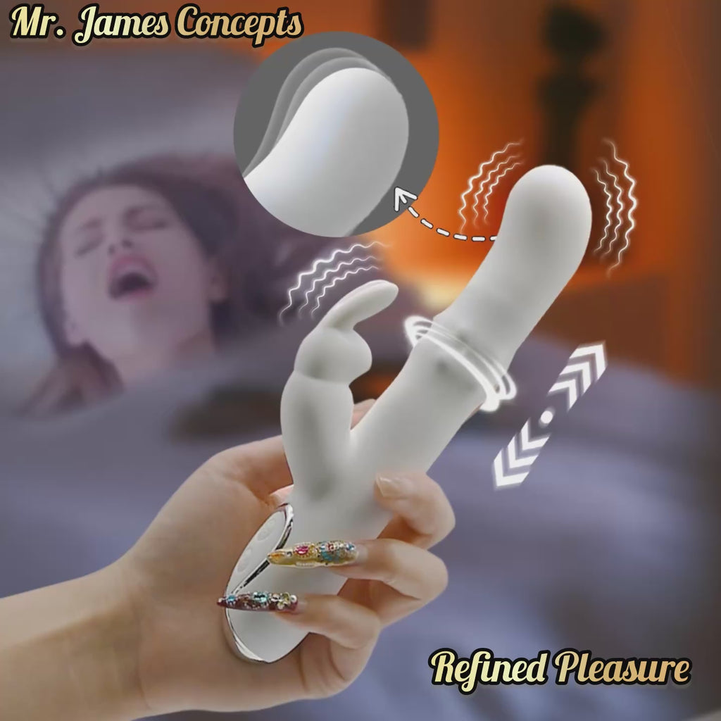 Mr James Concepts Pearl Élite Collection – Premium Silicone Personal Massagers, USB Rechargeable Waterproof Luxury Intimate Massager Series
